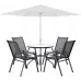 Комплект садових мебелів GardenLine Verona-4 5 предметів Black (TIH3377)