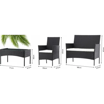 Набор садовой мебели Garden Line Reno Brown