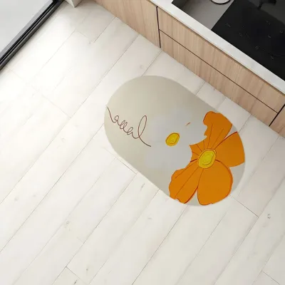 Вологопоглинаючий килимок Sticker Wall 50х80 см Бежево-помаранчевий (SW-00002546) Вологопоглинаючий килимок Sticker Wall 50х80 см Бежево-помаранчевий (SW-00002546)