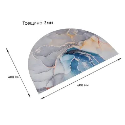Вологопоглинаючий килимок Sticker Wall 40х60 см Різнокольоровий (SW-00002549) Вологопоглинаючий килимок Sticker Wall 40х60 см Різнокольоровий (SW-00002549)