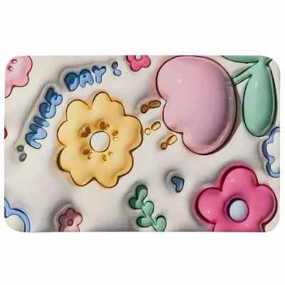 Вологопоглинаючий килимок Sticker Wall 40х60 см Різнокольоровий (SW-00002550) Вологопоглинаючий килимок Sticker Wall 40х60 см Різнокольоровий (SW-00002550)