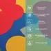 Вологопоглинаючий килимок Sticker Wall 35x58 см Різнокольоровий (SW-00002562) Вологопоглинаючий килимок Sticker Wall 35x58 см Різнокольоровий (SW-00002562)