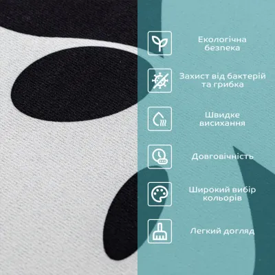 Влагопоглощающий коврик Sticker Wall Панда 40х60 см Черно-белый (SW-00002563) Влагопоглощающий коврик Sticker Wall Панда 40х60 см Черно-белый (SW-00002563)