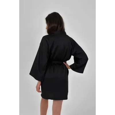 Халат шовковий Perfect Female M Чорний (14BА-20-bl) Халат шовковий Perfect Female M Чорний (14BА-20-bl)