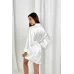 Халат шовковий Perfect Female S Молочний (14BА-20-wh) Халат шовковий Perfect Female S Молочний (14BА-20-wh)