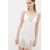 Комбінація із шовку з французьким мереживом Perfect Female Молочний L (151-NI18-wh)