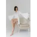 Халат із французьким мереживом Perfect Female S Білий (143BA-18-wh)
