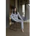 Жіноча піжама із кашкорсе Perfect Female Сірий XS (162PJ-32JaP-gr)