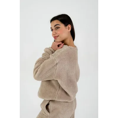 Піжама з плюшу Perfect Female Коричневий XS (185PJ-33JaP-br) Піжама з плюшу Perfect Female Коричневий XS (185PJ-33JaP-br)