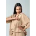 Вафельна піжама Perfect Female Бежевий L (184PJ-4ShS-bg)