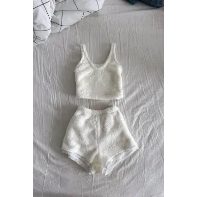 Махровая пижама Perfect Female Молочный M (191PJ-39SS-mi) Махровая пижама Perfect Female Молочный M (191PJ-39SS-mi)
