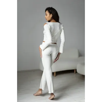 Піжама з мустангом juzi Perfect Female Молочний M (194PJ-40ShP-mi)