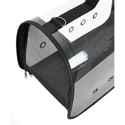 Сумка для переноски домашних питомцев CosmoPet CP-10L 50x25x27 см Черный (3_06096) Сумка для переноски домашних питомцев CosmoPet CP-10L 50x25x27 см Черный (3_06096)