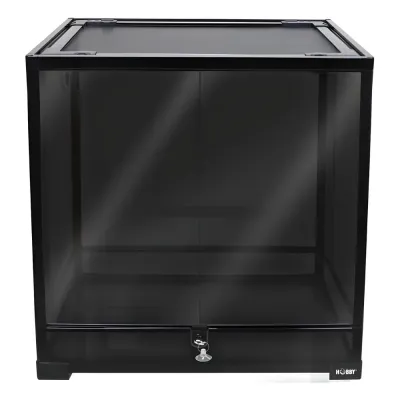 Террариум для рептилий амфибий и насекомых Hobby Terra Fix Easy 45x45x60 см Черный (HB36070) Террариум для рептилий амфибий и насекомых Hobby Terra Fix Easy 45x45x60 см Черный (HB36070)