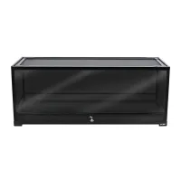 Террариум для рептилий амфибий и насекомых Hobby Terra Fix Easy 90x45x45 см Черный (HB36078) Террариум для рептилий амфибий и насекомых Hobby Terra Fix Easy 90x45x45 см Черный (HB36078)