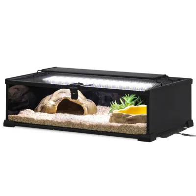 Тераріум для нічних рептилій Repti-Zoo Night Habitat 50x30x15 см Чорний (AK08S) Тераріум для нічних рептилій Repti-Zoo Night Habitat 50x30x15 см Чорний (AK08S)