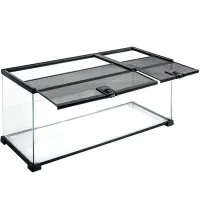 Тераріум Repti-Zoo RAK 75x30x30 см Чорно-прозорий (RAK13) Тераріум Repti-Zoo RAK 75x30x30 см Чорно-прозорий (RAK13)
