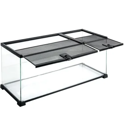 Террариум Repti-Zoo RAK 75x30x30 см Черно-прозрачный (RAK13)