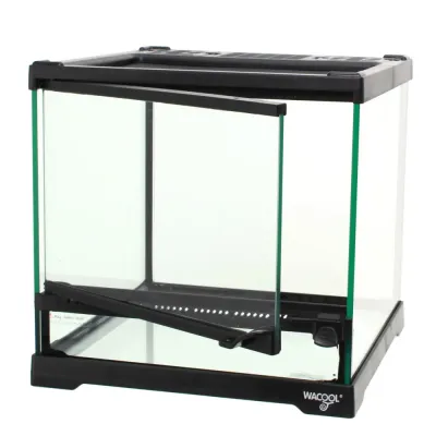 Тераріум для рептилій амфібій Repti-Zoo RHK18SG 21x21x20 см Чорний (RHK-18SG)