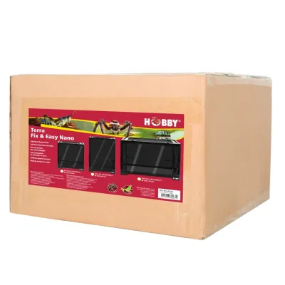 Террариум для насекомых и маленьких земноводных Hobby Terra Fix Easy Nano 2 стеклянный 30x30x45 см Черный (36067) Террариум для насекомых и маленьких земноводных Hobby Terra Fix Easy Nano 2 стеклянный 30x30x45 см Черный (36067)