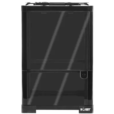 Террариум для насекомых и маленьких земноводных Hobby Terra Fix Easy Nano 2 стеклянный 30x30x45 см Черный (36067)