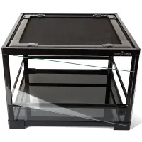 Тераріум для плазунів земноводних та ссавців Repti-Zoo 45x45x32 см Чорний (RK0116S)