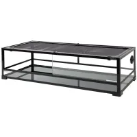 Террариум для пресмыкающихся земноводных и млекопитающих Repti-Zoo 120x45x32 см Черный (RZ-RK0221) Террариум для пресмыкающихся земноводных и млекопитающих Repti-Zoo 120x45x32 см Черный (RZ-RK0221)