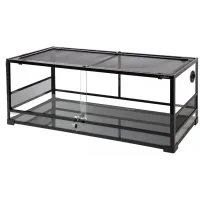 Террариум для рептилий амфибий и мелких млекопитающих Repti-Zoo 120x45x45 см Черный (RZ-RK0222)