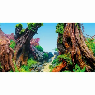Фон для акваріума Hobby Green Dream/Wooden Sky самоклеючий 60x30 см Різнокольоровий (HB31230) Фон для акваріума Hobby Green Dream/Wooden Sky самоклеючий 60x30 см Різнокольоровий (HB31230)
