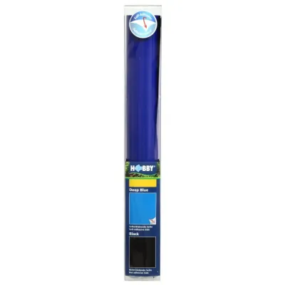 Фон для акваріума Hobby Deep Blue/Black самоклеючий 60x30 см Чорно-синій (HB31212)