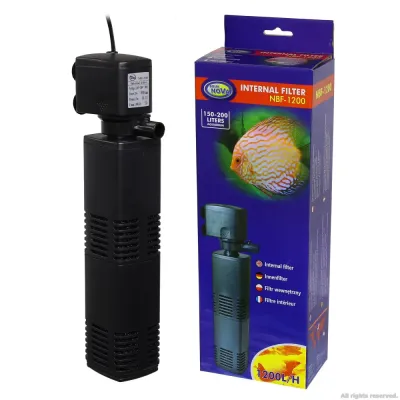 Внутренний фильтр для аквариума Aqua Nova NBF-1200 л/ч до 200 л Черный (NBF-1200)