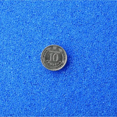 Фільтруюча губка Hobby Filter sponge blue дрібнопориста 50х50х3см ppi 30 Синій (HB20460)