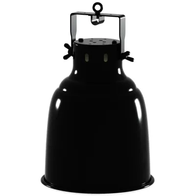Светильник для террариума Repti-Zoo Multi Deep Dome глубокий рефлекторный 100W 14 см Черно-белый (RZ-RL15D)