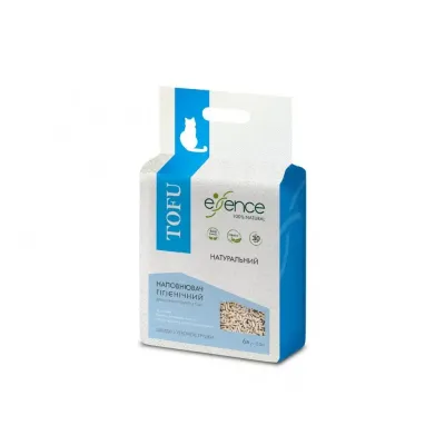 Наполнитель для туалета Essence из тофу натуральный аромат 2,5 кг 5 л (920031)