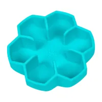Миска для медленного кормления собак Collar WAUDOG Silicone  450 мл Голубой (Collar23532) (15695)