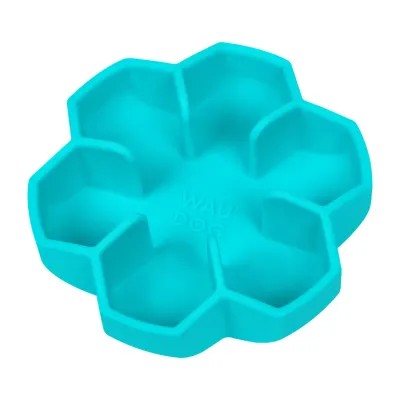 Миска для повільного годування собак Collar WAUDOG Silicone 450 мл Блакитний (Collar23532) (15695)