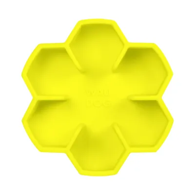 Миска для медленного кормления собак Collar WAUDOG Silicone 750 мл Желтый (Collar23548) (15700)