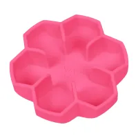 Миска для медленного кормления собак Collar WAUDOG Silicone 750 мл Розовый (Collar23547) (15701)