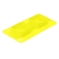 Миска складная для котов и собак Collar WAUDOG Silicone 385х230х50 мм Желтый (Collar50808) (15704)