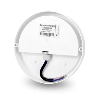 Светильник светодиодный Lightwell LW-RDR12W 12Вт 6000К IP65 Белый (266149) Светильник светодиодный Lightwell LW-RDR12W 12Вт 6000К IP65 Белый (266149)
