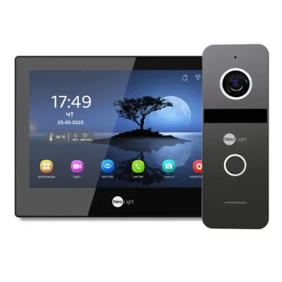 Комплект відеодомофону NeoLight Alpha Hybrid HD KIT 8