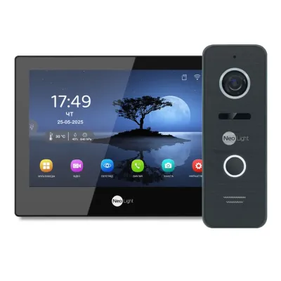 Комплект відеодомофону NeoLight Alpha Hybrid HD KIT 8