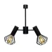 Люстра MSK Electric Diadem на два плафони Е27 NL 22152-2 BK Чорний (619803)