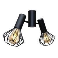 Люстра стельова MSK Electric Diadem під дві лампи Е27 NL 22154-2 BK Чорний (619802) Люстра стельова MSK Electric Diadem під дві лампи Е27 NL 22154-2 BK Чорний (619802)
