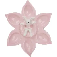 Тарілка-підставка Bona Bunny in Flower 22 см Рожевий DP261442 Тарілка-підставка Bona Bunny in Flower 22 см Рожевий DP261442