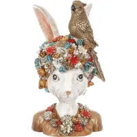Интерьерная фигурка Bona Rabbit with a golden Parrot 35 см Разноцветный (261510) Интерьерная фигурка Bona Rabbit with a golden Parrot 35 см Разноцветный (261510)