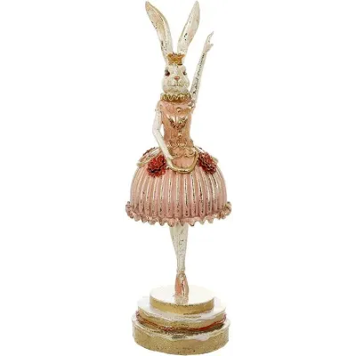 Інтер'єрна фігурка Bona Rabbit-ballerina 35 см Різнобарвний (261522)