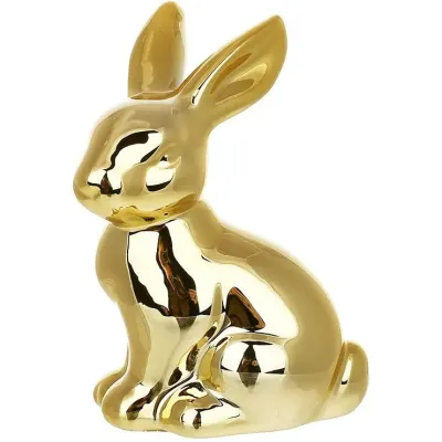 Декоративні фігурки Bona Golden Rabbit 14 см 6 шт Різнокольоровий (261527)