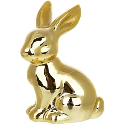 Декоративные фигурки Bona Golden Rabbit 11 см 6 шт Разноцветный (261528)