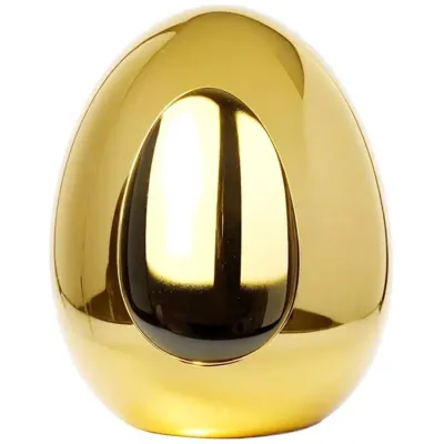 Декоративні фігурки Bona Eggs gold 8x10 см 6 шт Різнобарвний (261530)